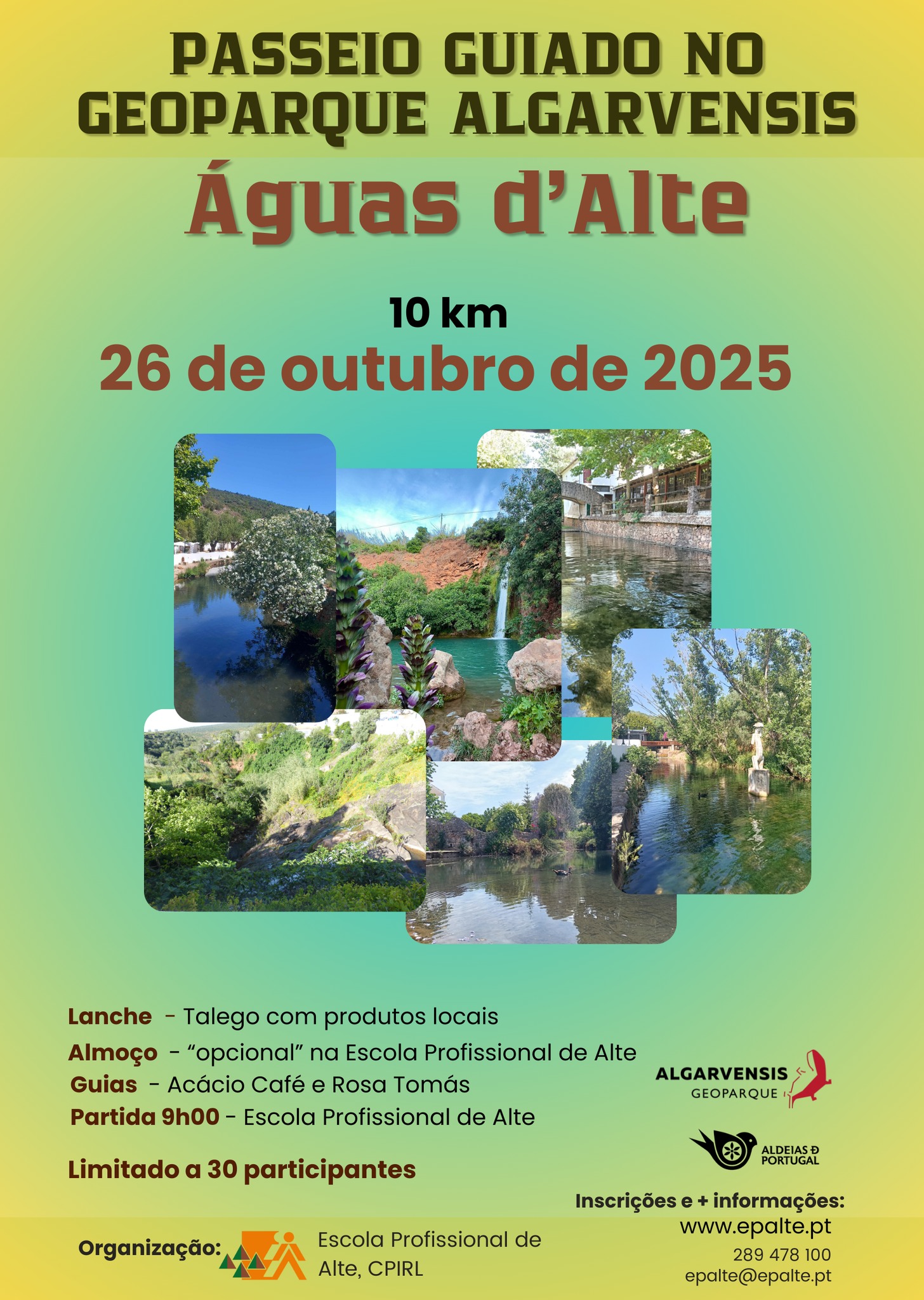 Passeio Pedestre Guiado - Águas d'Alte