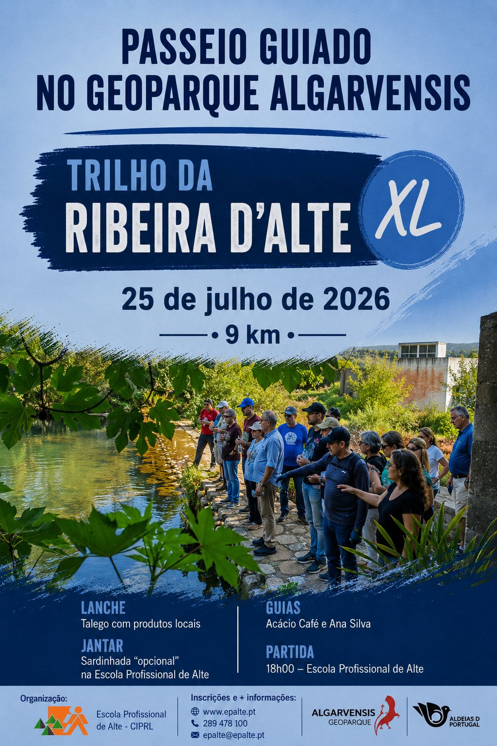 Passeio Pedestre Guiado - Trilho da Ribeira d’ Alte XL