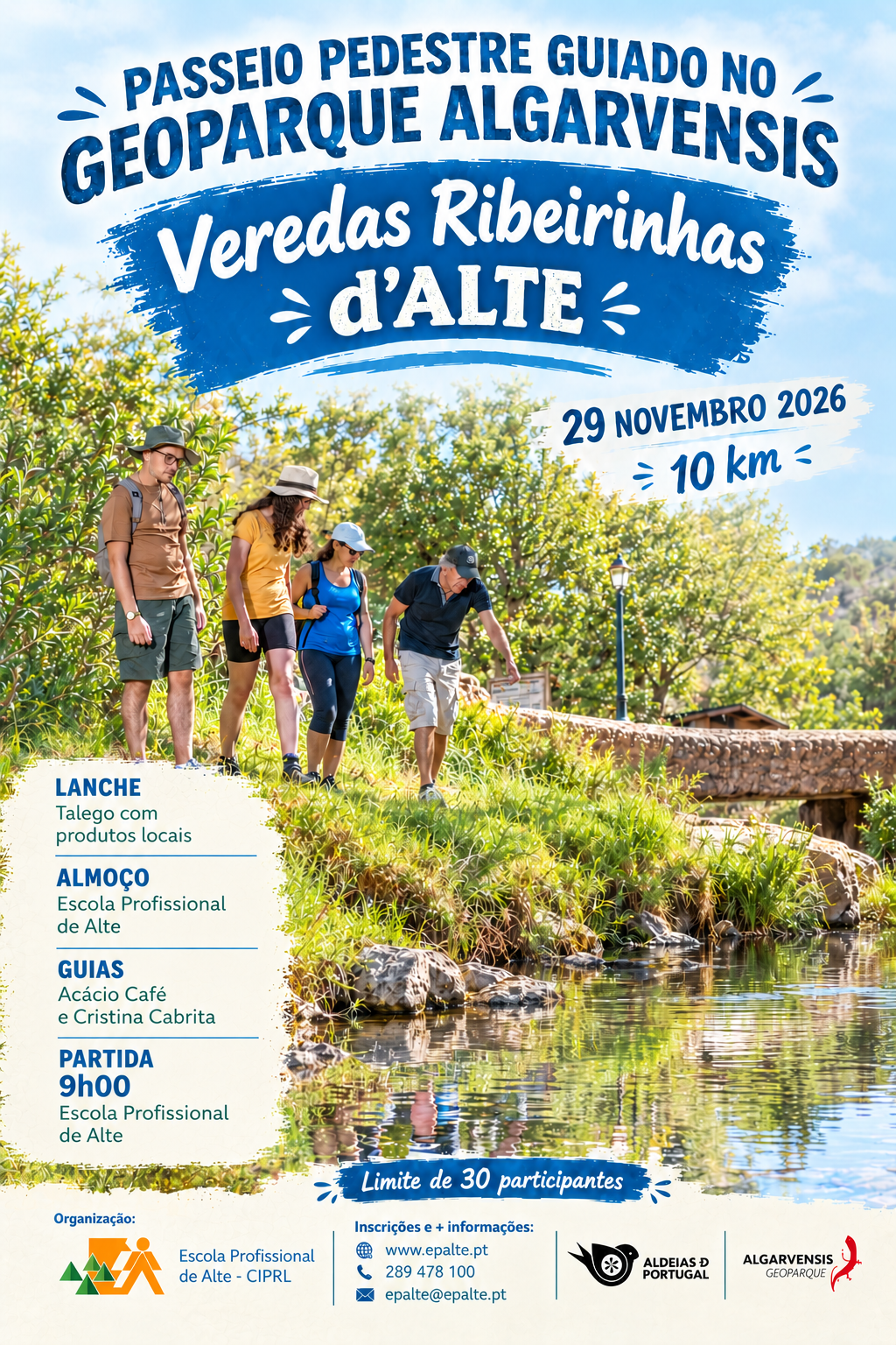 Passeio Pedestre Guiado - As Veredas Ribeirinhas d'Alte
